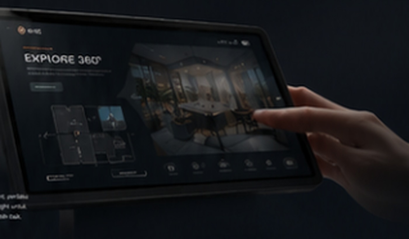 Interactive catalog presentation on tablet